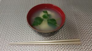 我が家のお雑煮。すまし汁の関東風