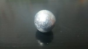 アルミホイルの球試作弐号機