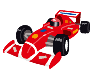 F1のレーシングカー