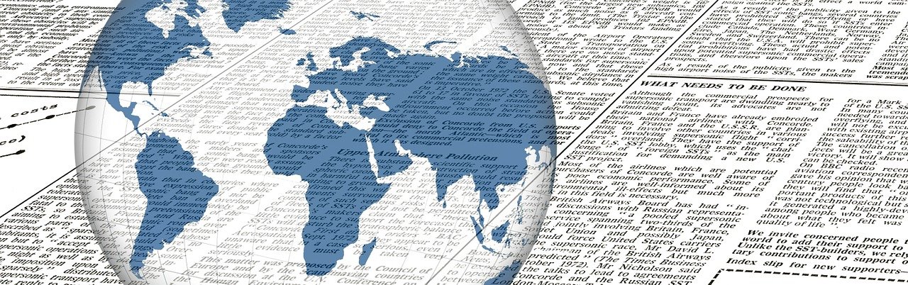 地球と新聞・出来事・世界・海外・諸外国の出来事、何があった日？のイメージ画像