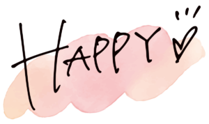 HAPPYの文字・幸せのイメージ
