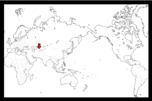 ウズベキスタンの場所・世界地図