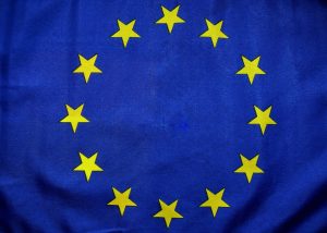 EU・欧州連合の旗、EU誕生のイメージ