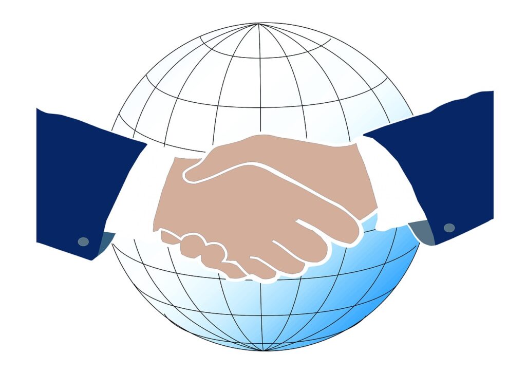 握手・国際化・国交正常化・条約締結のイメージ画像