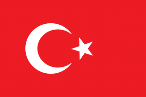 トルコの国旗のイメージ画像