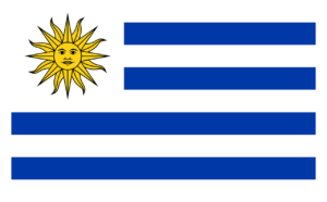 ウルグアイの国旗のイメージ画像