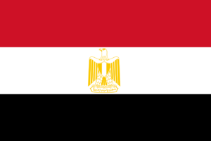 エジプトの国旗のイメージ画像