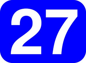 27の数字