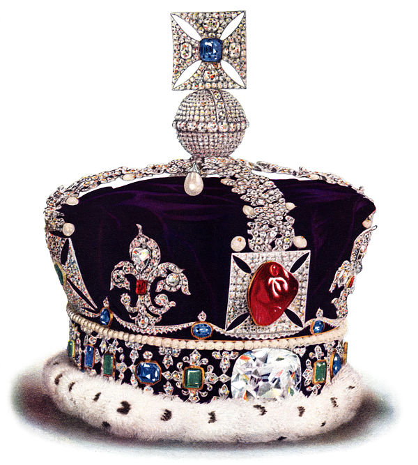 大英帝国王冠（インエペリアル・ステートクラウン）の引用画像・黒太子のルビーはスピネルだった