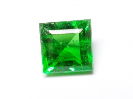デマントイドガーネットのルース画像・緑色系統のガーネットで、屈折率・分散度ともに高い宝石。ガーネットの中でも最高の評価を受ける緑色の宝石。和名は、翠柘榴石。